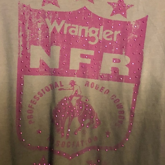 Wrangler NFR Pro Rodeo Vegas 2013 Embellished Top - Picture 2 of 5